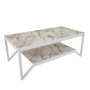 Hanah Home Mesa de centro Flora - White